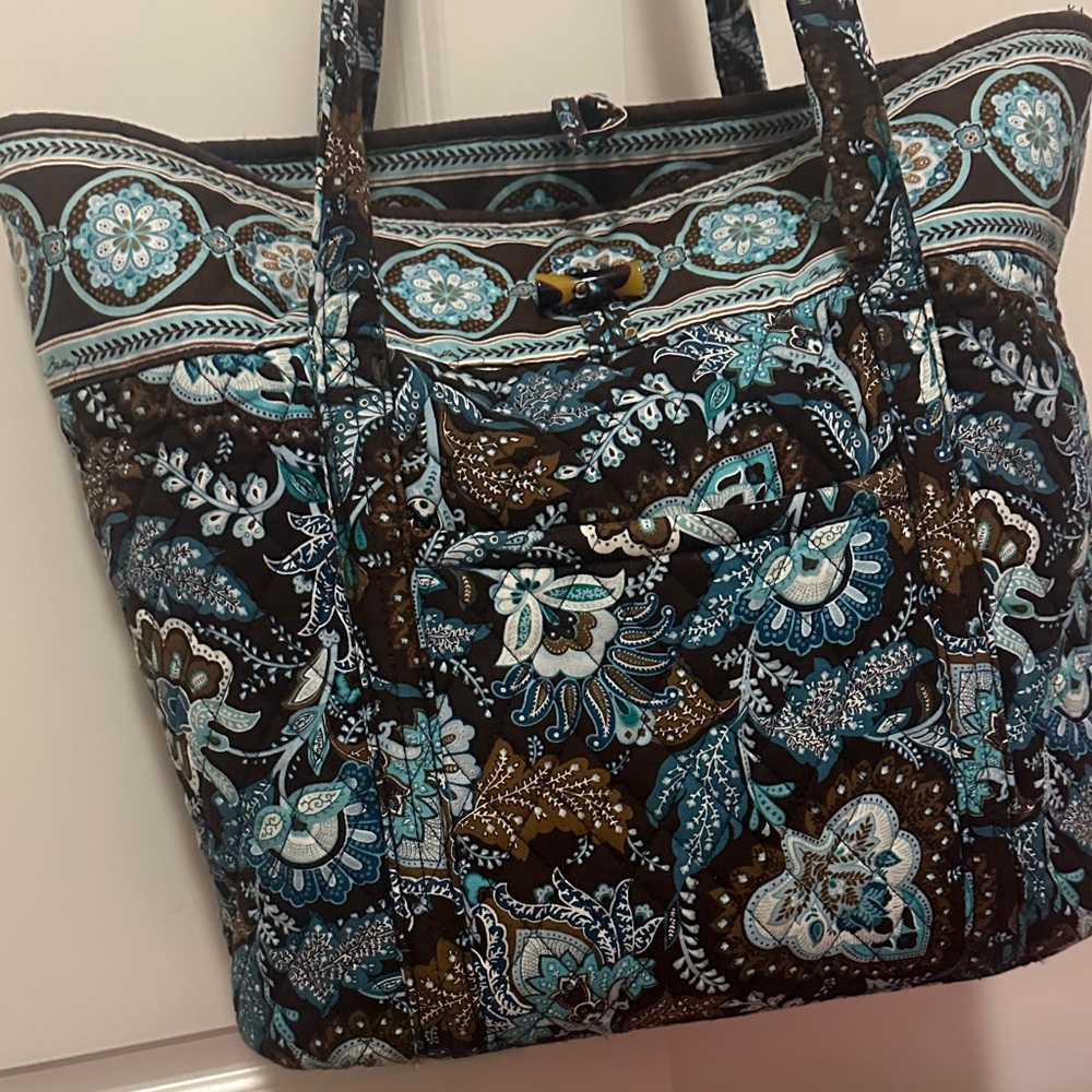 Vera Bradley Floral Patterned Tote Bag
